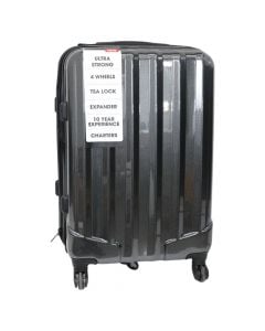 Travel suitcase, Swisstourister, 24", black color