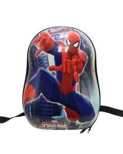 Children's travel suitcase, Spiderman, polypropylene, 13", W12 x D25 x H33 cm, blue color, with design