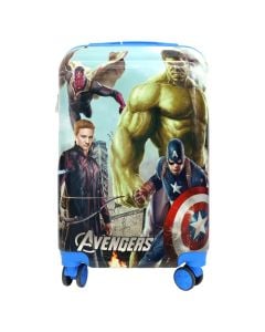Valixhe udhëtimi për fëmijë, Marvel, polipropilen, 20", W25 x D33 x H55 cm, me dizenjo
