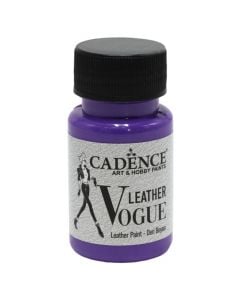 Paint for painting on leather, Cadence, Leather vogue, lilac, 50 ml