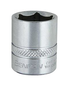 Socket Benman, 6Pt Cr-Va, 1/4", 7mm