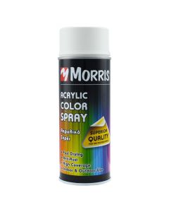 Color Spray, Matt Pure White, Morris 400Ml - Ral 9010