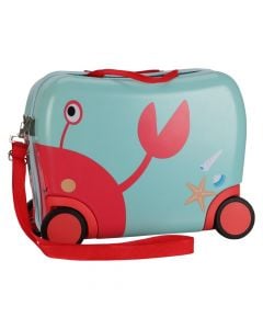 Travel suitcase for children, 41.5x33x22 cm, with design