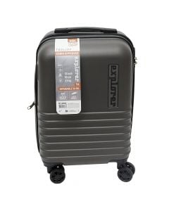 Travel suitcase, Exlporer, 32 x 23 x 52 cm, ABS, dark gray color