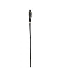 Bamboo torch with light, ProGarden, Ø6cm x H123cm, black color