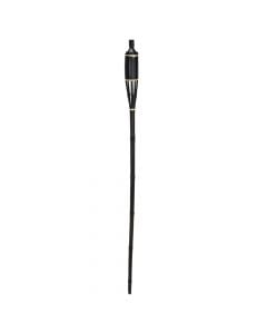 Bamboo torch with lighting, ProGraden, H150cm, black color