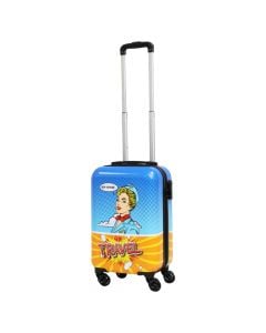 Travel suitcase, Excellent houseware, 51 x 33 x 21.5 cm, ABS, with design