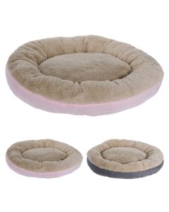 Krevat foleze per kafshe, Ø55cm, material poliester, ngjyra mikse