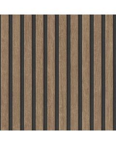 Wall paper, As Creation, Metropolitan Stories, Wooden, 10.05 m x 0.53 m, brown, black, 4026391098