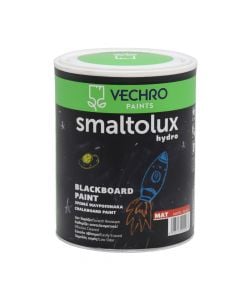 Paint for black boards, Vechro, Smaltolux, 0.75L, black, 11-13m2/Lt, dilution 10% water, 2-3 hours drying