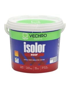 Terrace insulation, Vechro, Isolor Roof, 3L, white, 1-3 m²/Lt, dilution 5-10% water, 2-3 hours drying