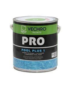 Pool paint, Vechro, Pool Plus, 4L, 7-9 m2 /lt, dilution 8-10% water, 1 hour drying