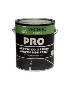 White road paint, Vechro Pro, 5kg, white, 1.5-2 m²/Kg, no need to thin, 15-17 minutes drying time