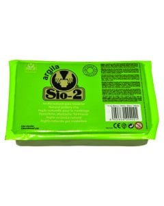 Clay ready for sculptures, Sio-2, 1.5 kg, white