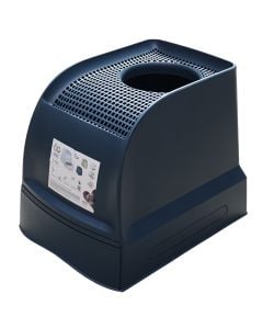 Tualet i mbyllur për mace, Imac, 56x40x43.5 cm, ngjyra blu