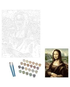 Set për ngjyrosje, Seurat, "Mona Lisa", 40x50 cm, paint by number