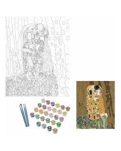 Set për ngjyrosje, Seurat, "The Kiss", 40x50 cm, paint by number