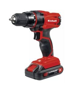 Cordless screwdriver, Einhell, TC-CD 18-2 Li (1x1.5Ah), 12 V, 1.5 Ah, 1250 rpm (battery included)