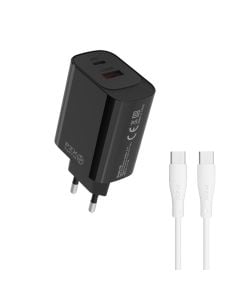 Karikues + fishë, PZX, P55, 33W, portë USB dhe Type-C, fishë Type-C - Type-C