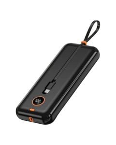 Powerbank, Auris, PD, 20000mAh, 66 W, ngjyrë e zezë