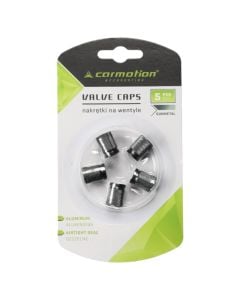 Tire valve caps, CM-63477, aluminum, 5 pieces