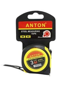 Tape measure, Anton, 3 m, metal, shock resistant