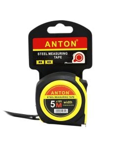 Tape measure, Anton, 5 m, metal, shock resistant