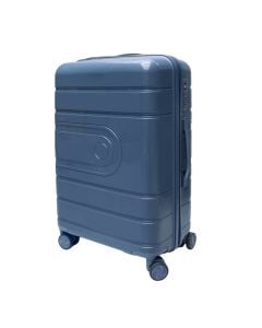 Travel suitcase, polypropylene, 20", dark blue