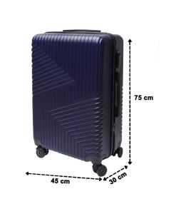 Travel suitcase, ABS, 28", W45 x D30 x H75 cm, dark blue