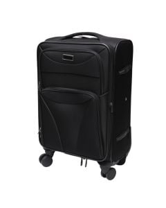 Valixhe udhëtimi, tekstile, 20", ngjyrë e zezë