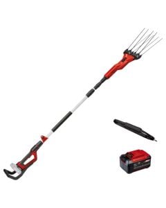 Battery-powered olive shaker, Einhell, GE-FS 18/53 Li-Solo, 2.2 - 3.1 m, telescopic, aluminum body, carbon fiber head+