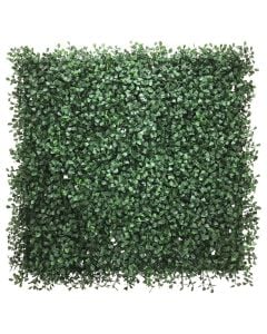 Gardh me gjethe artificiale, Giardino Verde, Buxus mats, 50x50 cm, 550 gr/m², 400 gjethe, ngjyra jeshle
