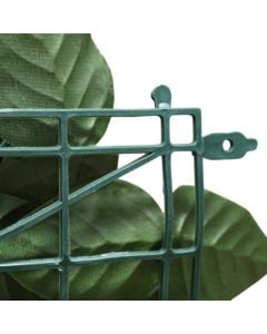 Gardh me gjethe artificiale, Giardino Verde, Laurel Leave, 100x300 cm, 1500 gr, 1728 gjethe, ngjyra jeshile