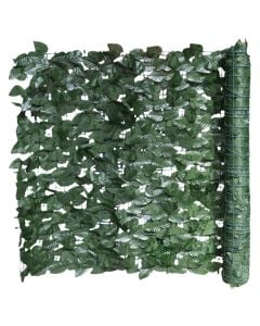 Gardh me gjethe artificiale, Giardino Verde, Laurel Leave, 150x300 cm, 2300 gr, 2592 gjethe, ngjyra jeshile