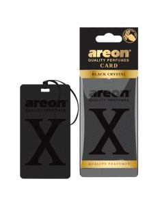 Car Air Freshner, Areon, X Card, Black Crystal