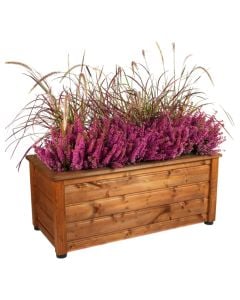 Vazo lulesh, TATRAN velký 70, 67x33xH31 cm, dru, ngjyre geshtenje