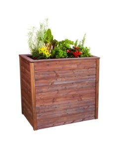 Vazo lulesh, TATRAN velký 70, 67x33xH31 cm, dru, ngjyre geshtenje