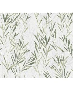 Leter muri, AS-Creation, StyleGuide Nature 2027, 10.05x0.53 m , Floreal, e bardhe dhe jeshile