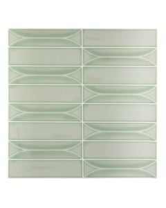 2 wall stickers Caro 30x30cm green