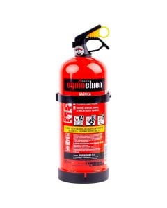 Fire extinguisher, ABC POWDER, 2 KG, OGNIOCHRON (with manometer)