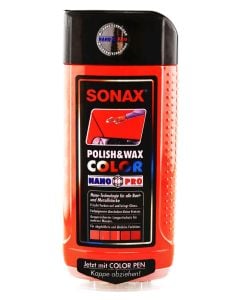 SONAX Polish & Wax COLOR NanoPro red