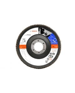 Flap wheel for metal, Bosch, 115x22.2 mm, Grit 40, metali