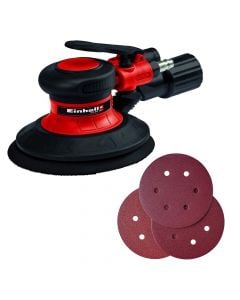 Pneumatic orbital grinder, Einhell, TC-PE 150, 6.3 bar, 10500 rpm, paper 150 mm, 150 mm