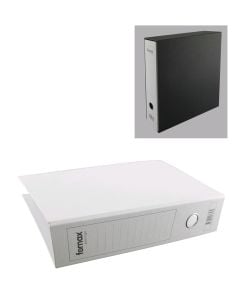 GT dosje me mekanizëm me kuti, A4, 8 cm, Forn.Prest, (e bardhë), 11