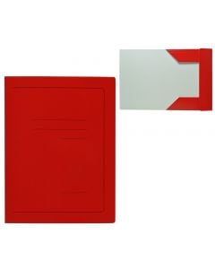 GT dosje kartoni e thjeshtë, (e kuqe), 150