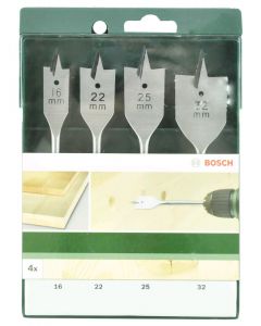 Wood drill bit, Bosch, 16-22-25-32 mm, 4 pc