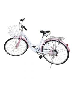 Bicycle for girls 26" pink with basket