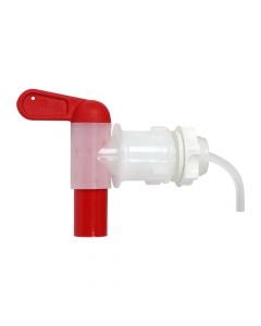 Plastic tap for viscous liquids