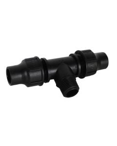 Tee male threaded 16x1/2"x16 PN 6