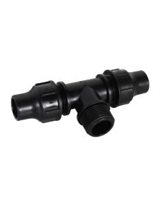 Tee male threaded 16x3/4"x16 PN 6